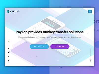Paytop Corporate animation design flat icon ui ux web