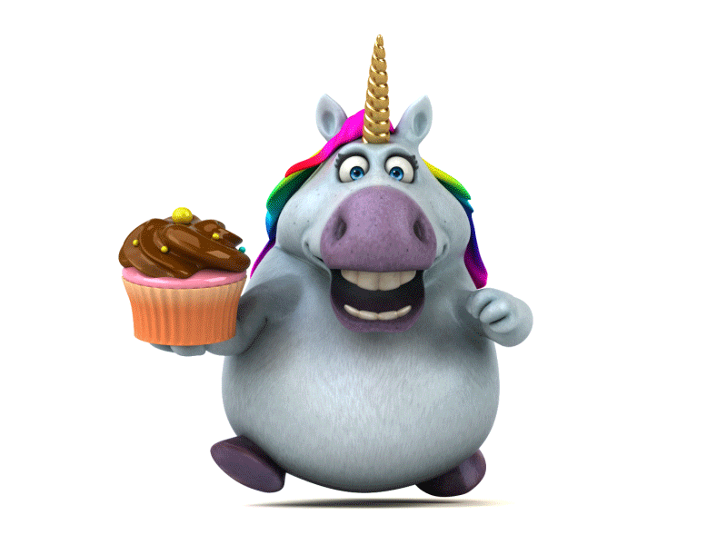 Fat unicorn 3d 3dsmax animal animation cartoon character character animation cupcake diet fat modo overweight running unicorn zbrush