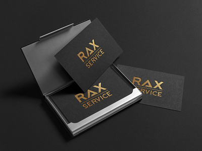 Rax Servive branding design logo typography vector