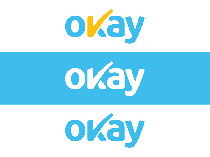 Okay New Logo security finance branding visual identity rebranding new logo client app