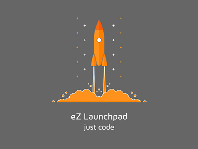 eZ Systems Launchpad code coding illustration ez ez systems illustration illustration concept launchpad mockup rocket sketch space t shirt