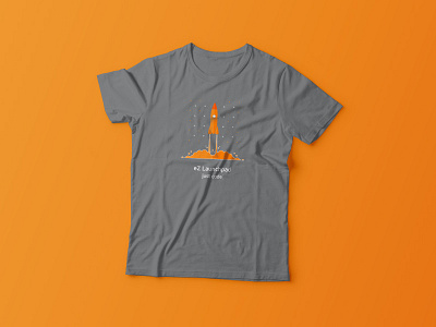 eZ Systems Launchpad T-shirt code coding illustration ez ez systems illustration illustration concept launchpad mockup rocket sketch space t shirt