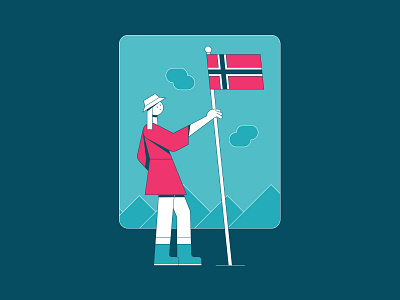 New to Norway | NNG Illustration abstract diversity geometric illustration illustration new normal new normal group new normal values nng norway playbook playbook company