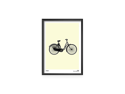 Dame Model Poster bike design norway poster skien speed