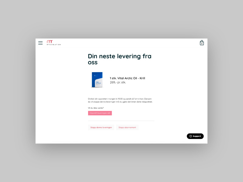 MyRevolution Product Page 2 web design landing page ui ux supplement fitness myrevolution headless subscription commerce subscription commerce ecommerce