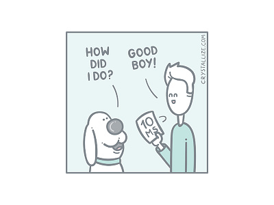 Good Boy! client comic developer ecommerce handrawing illustration panel pastel