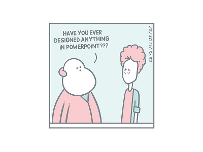 Powerpoint Is My Passion client comic developer ecommerce handrawing illustration panel pastel