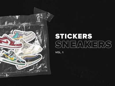 Stickers Sneakers VOL.1 - Graphism branding conception design draw graphicdesign graphism icon illustration sneakers stickers vector