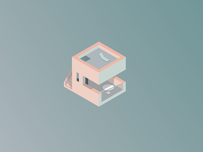 House isometric illustration conception design design art house illustration illustration art illustrator isometric isometric art isometric design isometric illustration logo vector