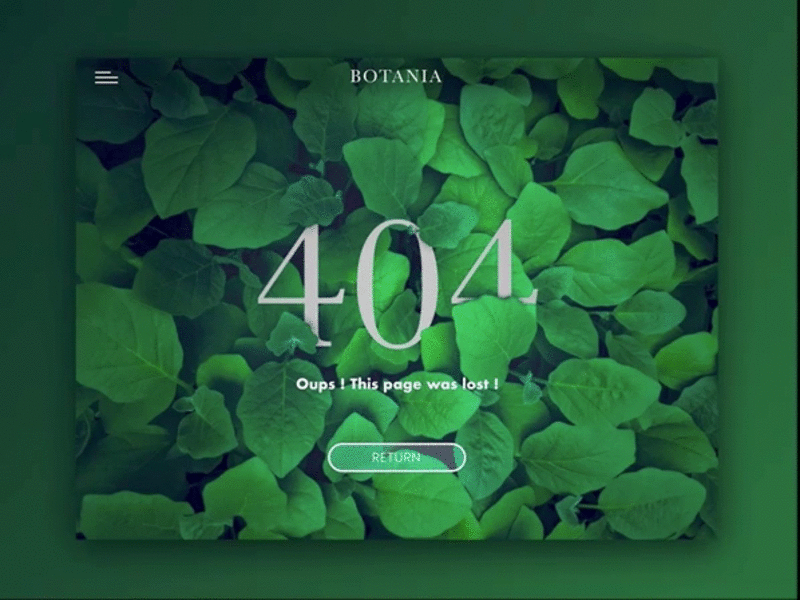 404 Page - DailyUI