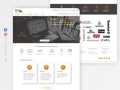 Face'Add Home Page - Concept Fictiv Brand