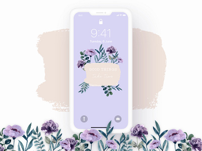 WallPaper Watercolor Flowers