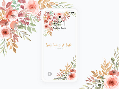 Wallpaper flowers - iPhoneX