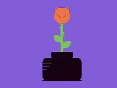 Flover design flat icon illustration illustrator logo minimal vector