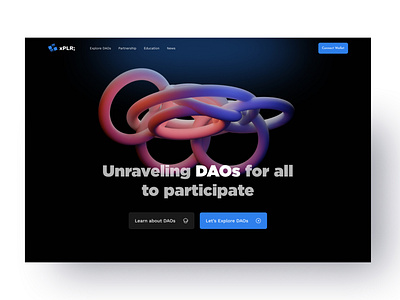 Simplified DAO Experience dao defi delegate design education logo ui ux web3