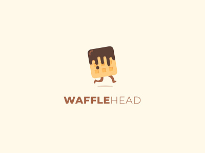 Waffle Head logo