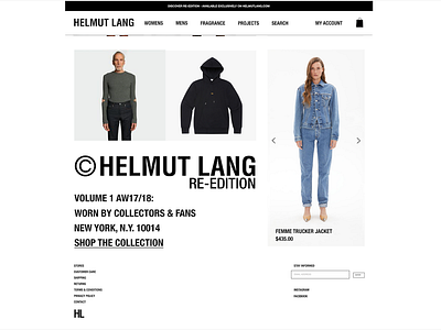 Helmut Lang Advertising Concept (David Sims) by Chipo Mapondera on Dribbble