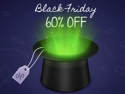 CSSHat with 60% Discount Just Today! blackfriday css3 specialoffer