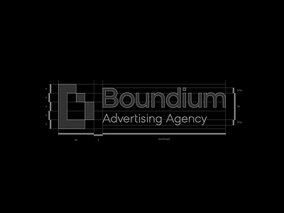 Boundium 06 advertising agency logo wordmark