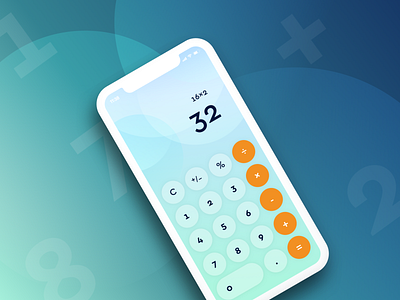 Daily UI Challenge | Calculator calculator calculator app daily 100 challenge dailyui dailyui 004 dailyuichallenge design minimal numbers ui ui design