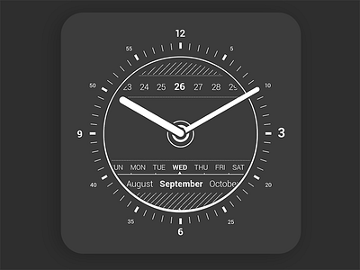 Yotaphone clock concept