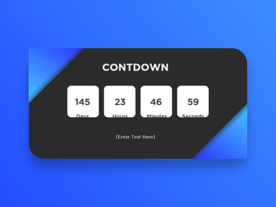 Daily UI Challenge #014 [Countdown]