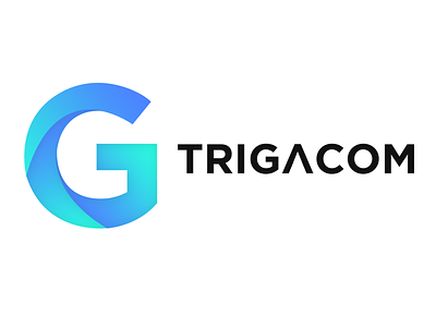 Trigacom Logo Concept adobexd branding creative design flat icon identity illustration illustrator logo minimal type typography vector web webdesign website