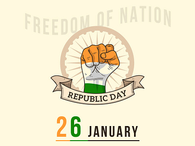 Happy Republic Day clean creative freedom indian nation proudtobeindian republicday