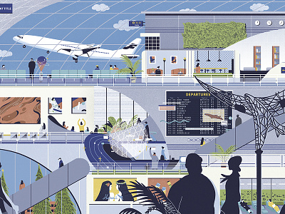 Ideal airport airport finland ideal airport illustration lifestyle