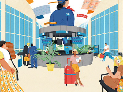 The Terminal-1 aripot illustration lifestyle shanghai termial