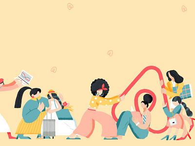The Power of Women airbnb branding illustration lifestyle shanghai