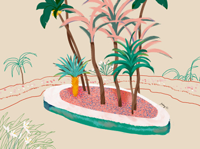 pink garden 1 china cover art illustration lifestyle shanghai