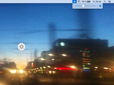 Brightness menu bar | macOS app