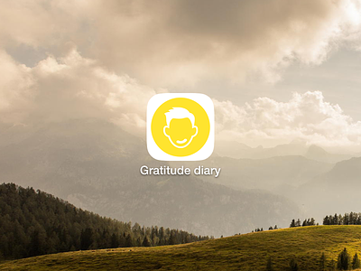 App icon | Gratitude diary for iOS app diary gratitude icon ios ipad iphone ui