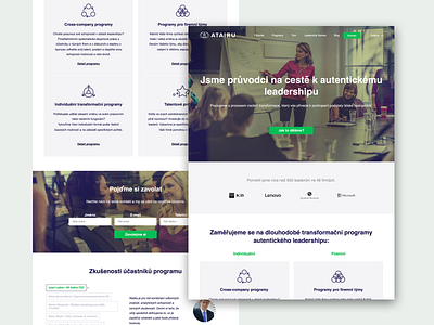 Atairu - website and messaging for a leadership platform