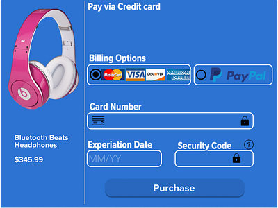 Credit Card Checkout UI Design design ui ux web