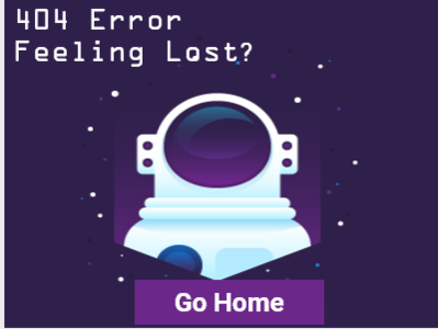 404 Error Page Ui