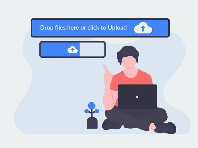 File Upload UI designs, themes, templates and downloadable graphic ...