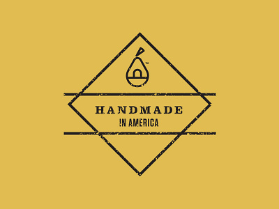 Handmade in America america identity label