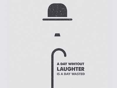 A Day Without Laughter charlie chaplin minimal quote