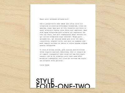 Letterhead letterhead