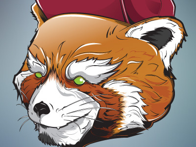 Red Panda animal graphic graphic design illustration illustrator red panda vector