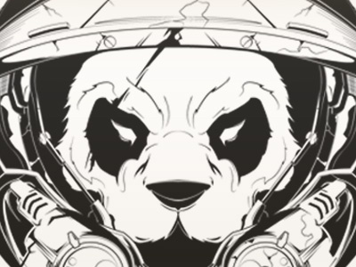 Panda Marine game gaming graphic graphic design illustration illustrator marine panda starcraft terran vector