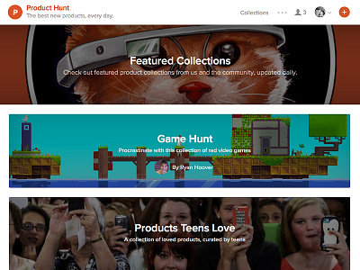 Product Hunt Collections collections product hunt web