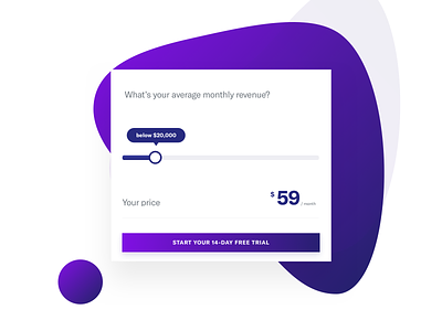 Pricing calculator clean component minimal price pricing pricing page simple slider ui ux