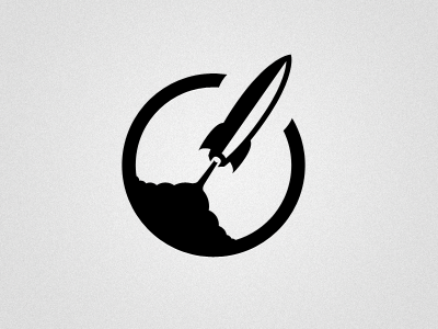 Even more whooooosh! logo logo design rocket