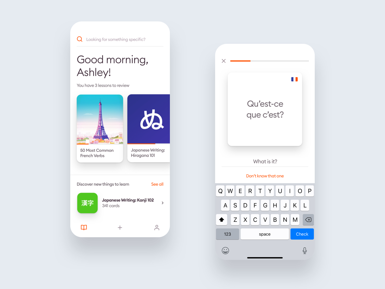 Learning Flashcards Ui By Mariusz Ciesla On Dribbble