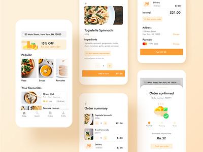 Food & Drink Delivery App for Mobile