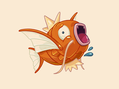 Poké Logos: Magikarp Fishing Supplies by Amy Rexford on Dribbble