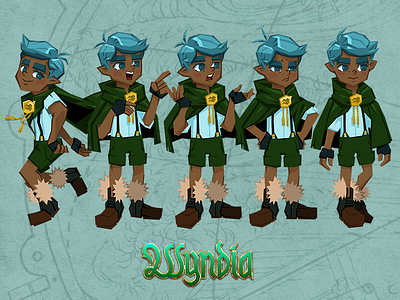 Wyndia Production Art: Ix Dialog Portraits anime lowpoly production renpy vector wyndia